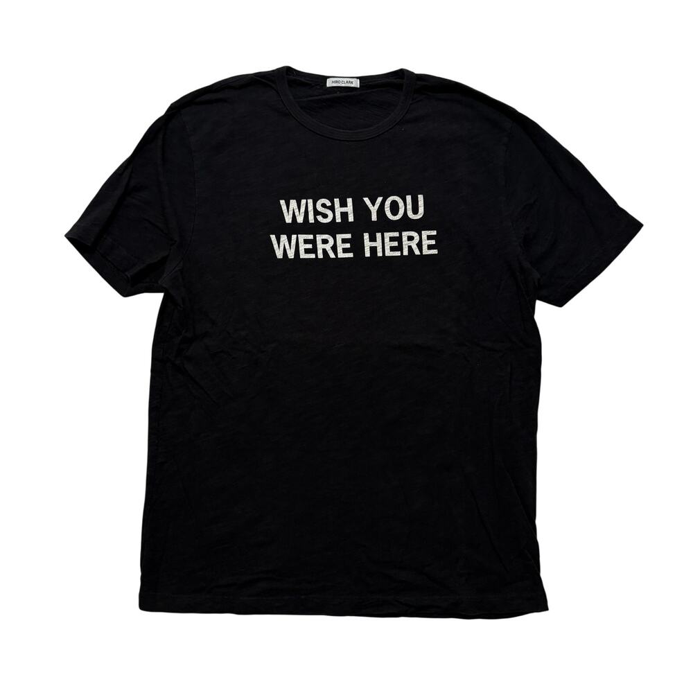 Hiro Clark Wish You Were Here Graphic T-Shirt M Black
